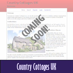 Coming Soon - Country Cottages UK Website